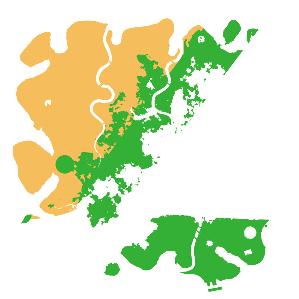 Biome Rust Map: Procedural Map, Size: 4300, Seed: 1847643