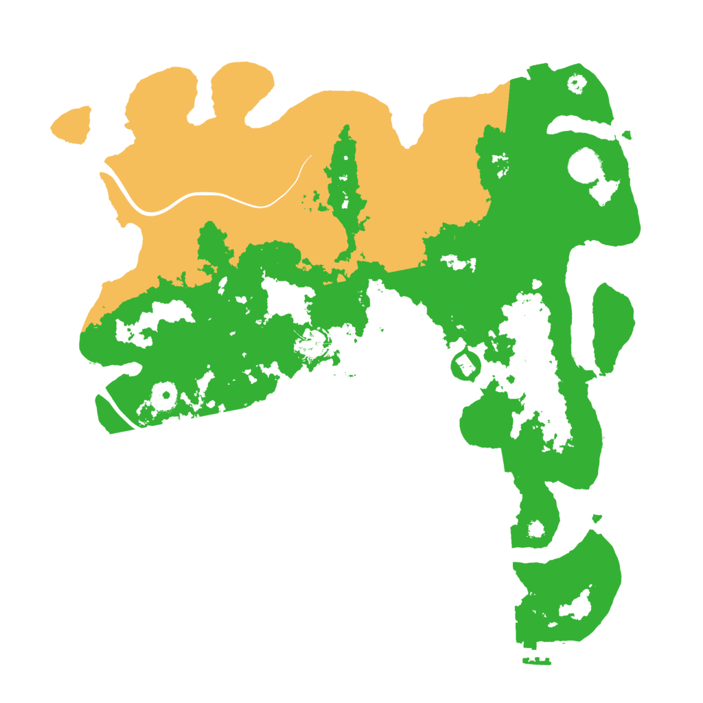 Biome Rust Map: Procedural Map, Size: 3750, Seed: 9896354