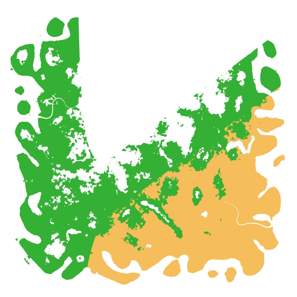 Biome Rust Map: Procedural Map, Size: 6000, Seed: 760814