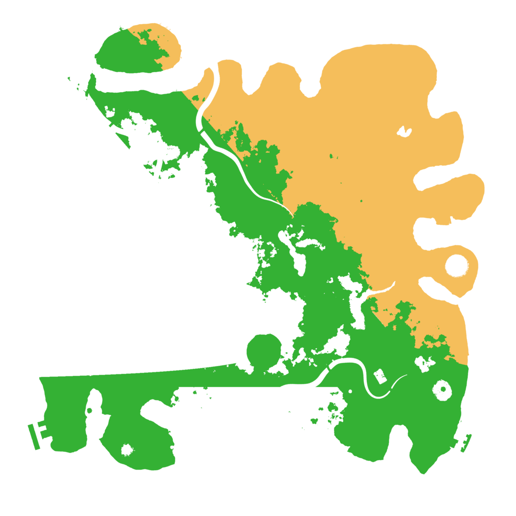 Biome Rust Map: Procedural Map, Size: 4000, Seed: 298907