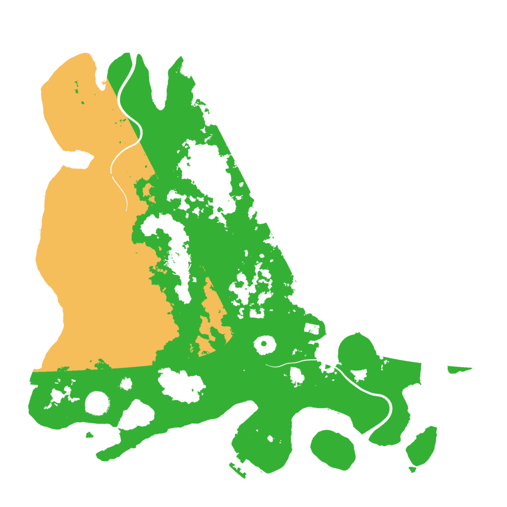 Biome Rust Map: Procedural Map, Size: 3700, Seed: 1409287999