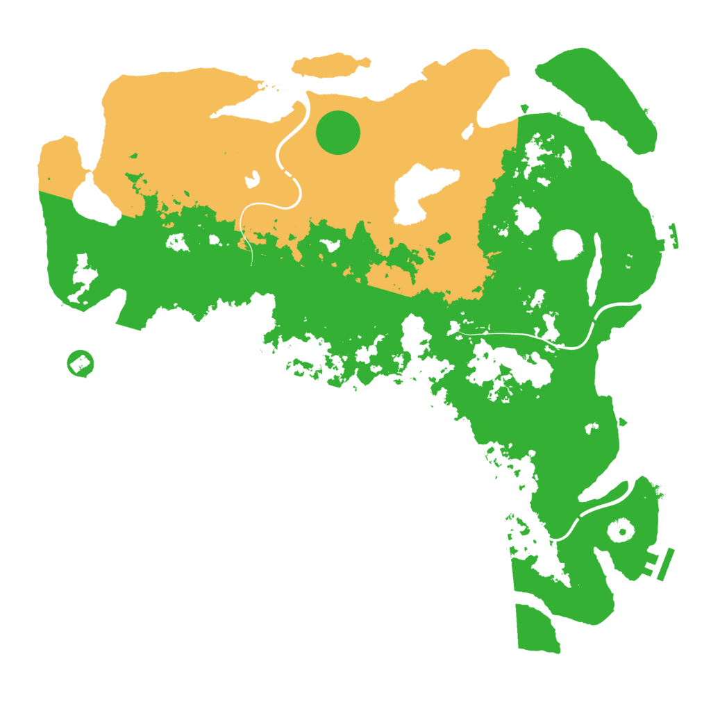 Biome Rust Map: Procedural Map, Size: 4250, Seed: 432665