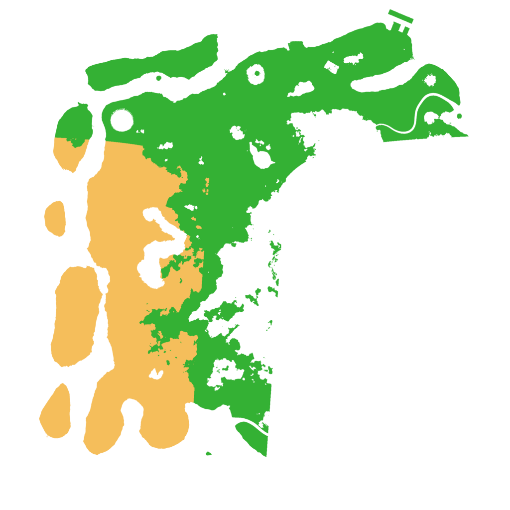 Biome Rust Map: Procedural Map, Size: 4000, Seed: 231122558