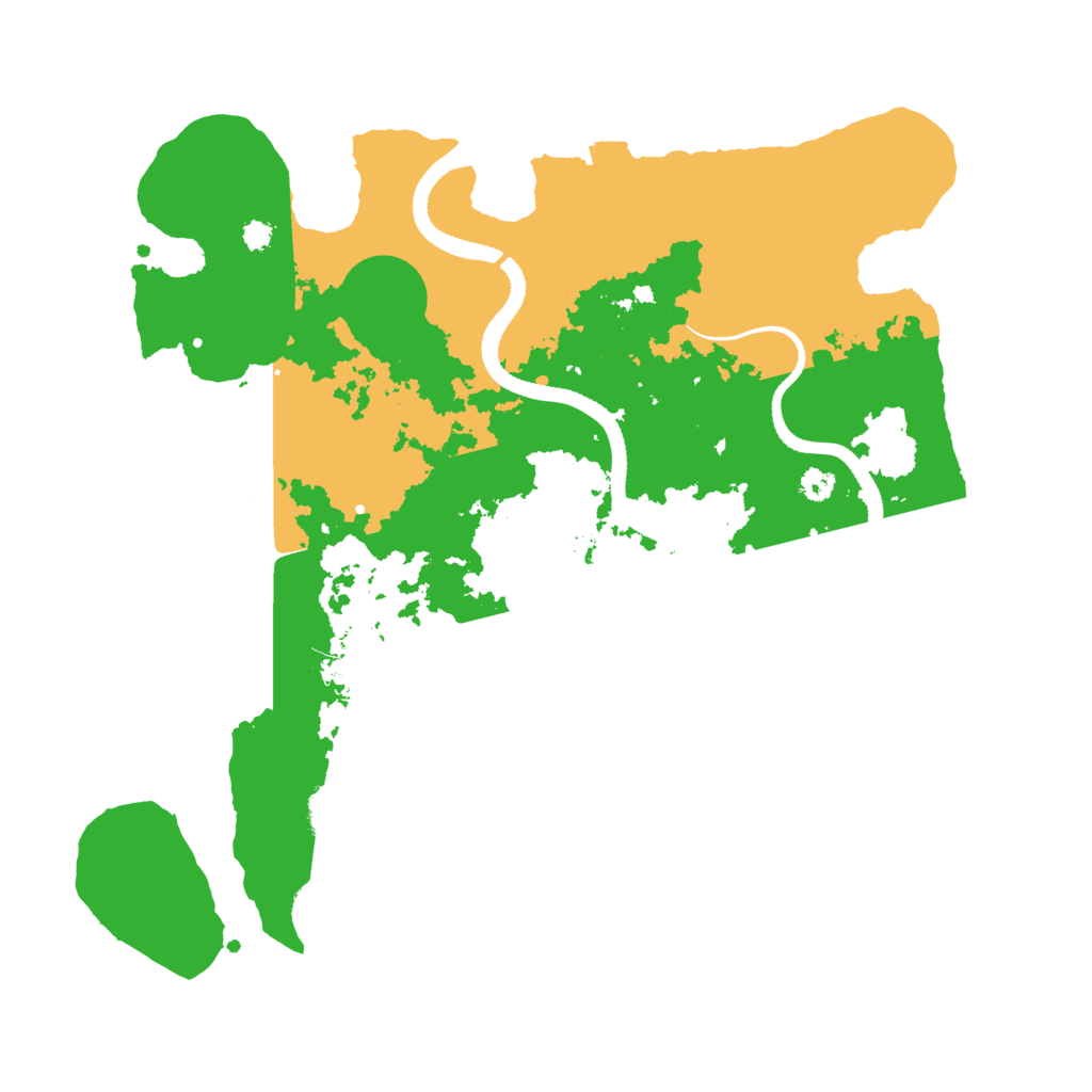 Biome Rust Map: Procedural Map, Size: 3300, Seed: 778373330