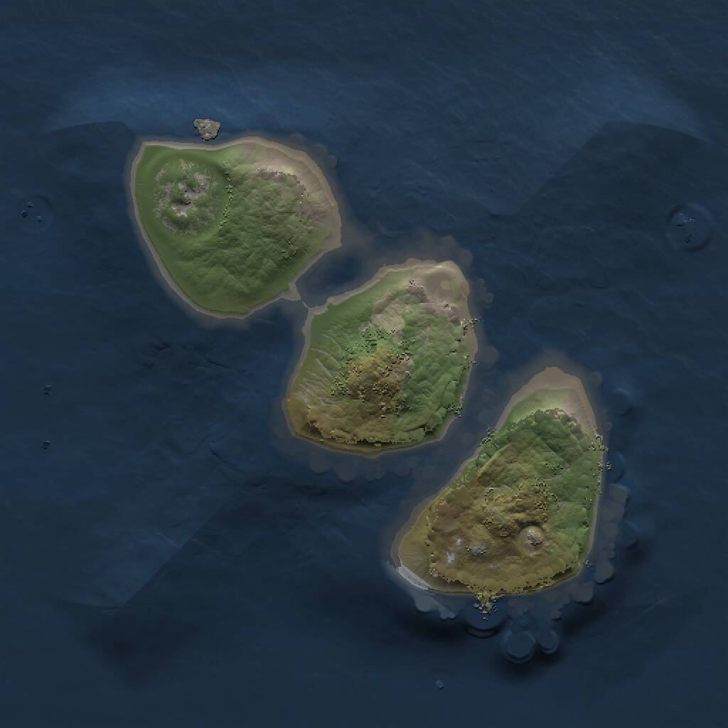 Rust Map: Procedural Map, Size: 1510, Seed: 139260242, 1 Monuments