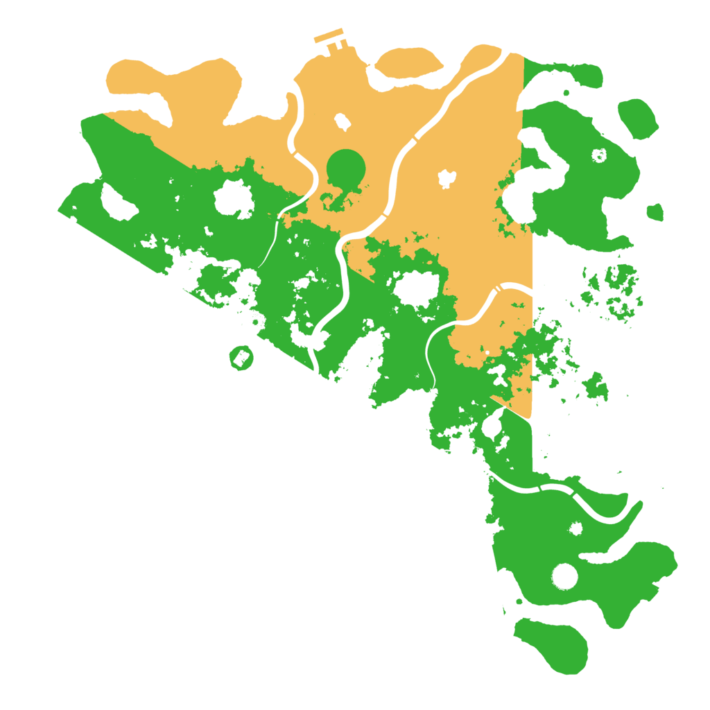 Biome Rust Map: Procedural Map, Size: 4800, Seed: 1144060314