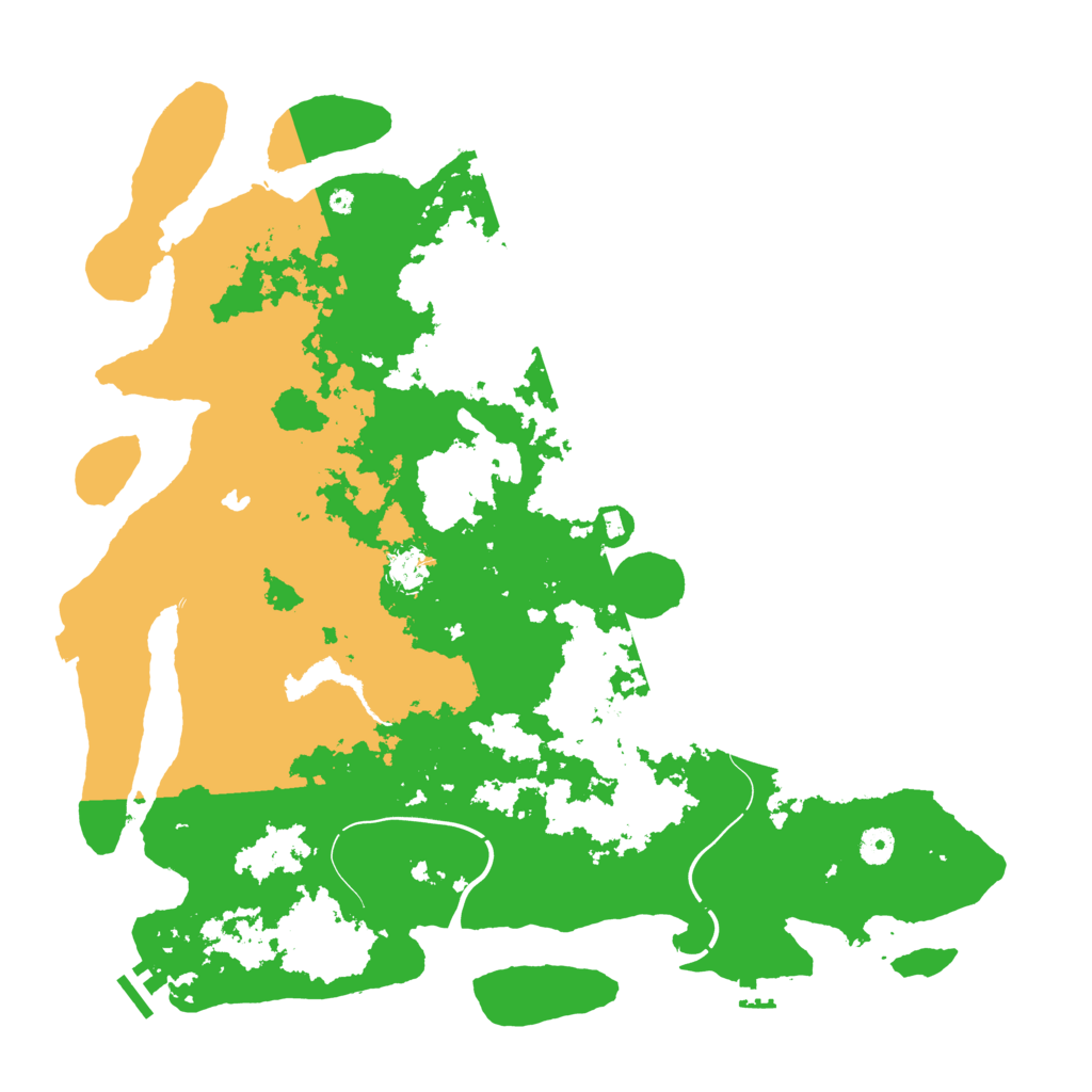 Biome Rust Map: Procedural Map, Size: 4500, Seed: 64526301
