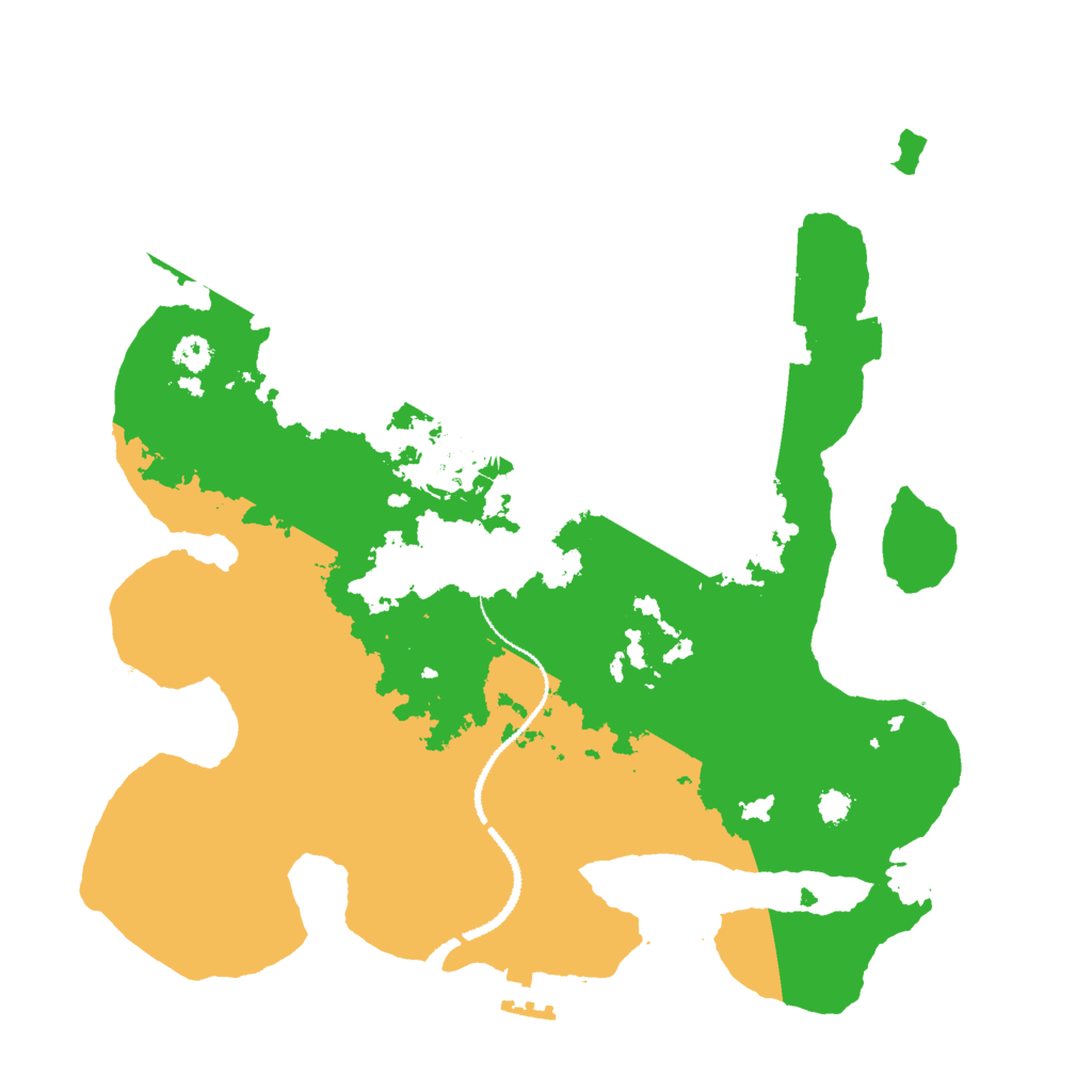 Biome Rust Map: Procedural Map, Size: 3000, Seed: 786096287