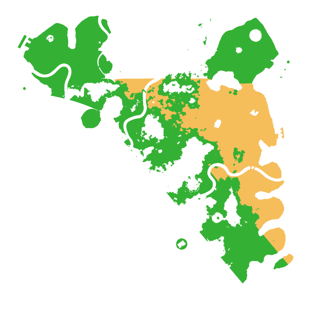 Biome Rust Map: Procedural Map, Size: 4500, Seed: 1422920185