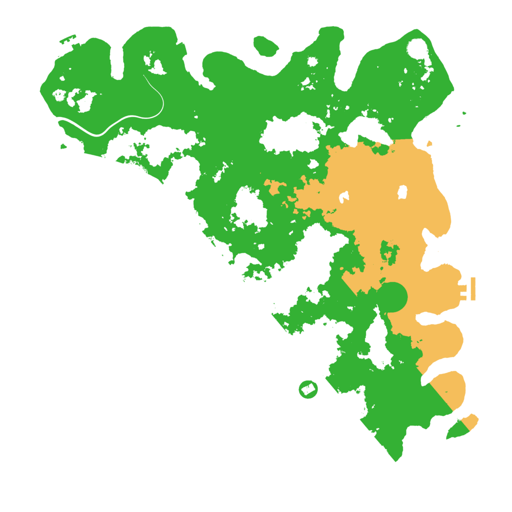 Biome Rust Map: Procedural Map, Size: 4500, Seed: 1422920185