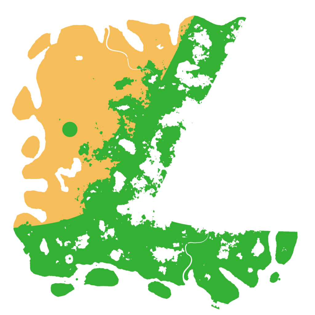 Biome Rust Map: Procedural Map, Size: 5500, Seed: 696969