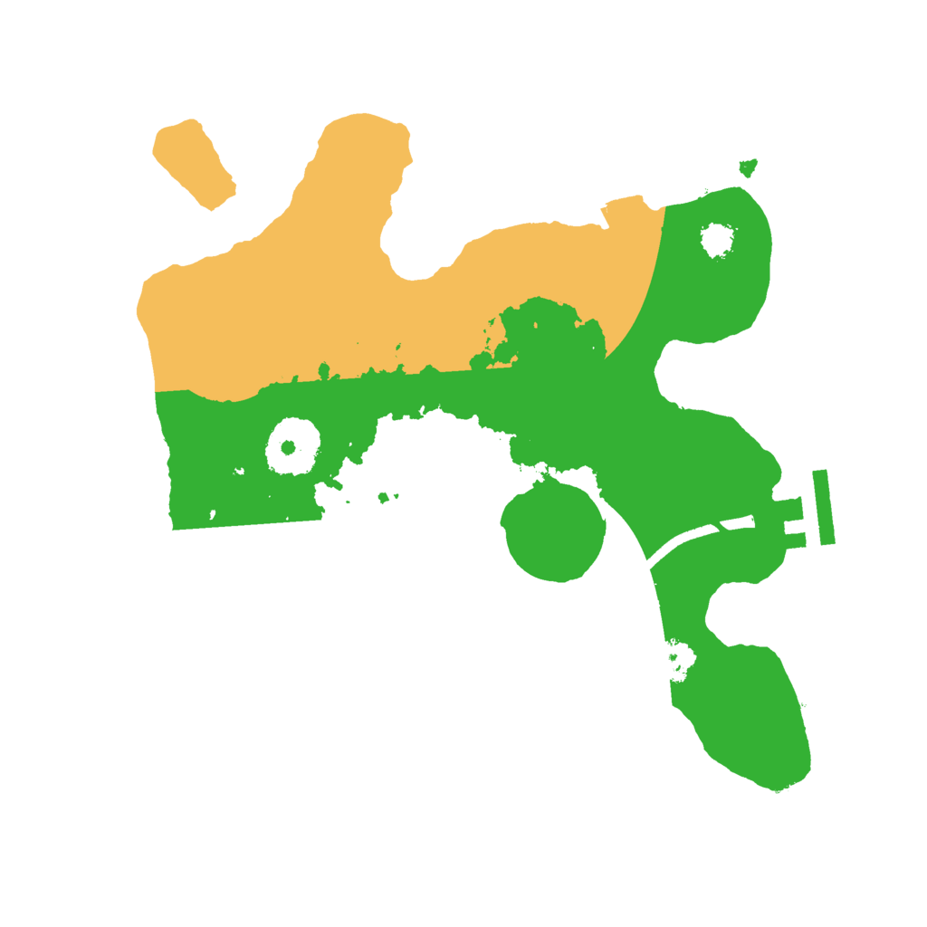 Biome Rust Map: Procedural Map, Size: 2500, Seed: 744706