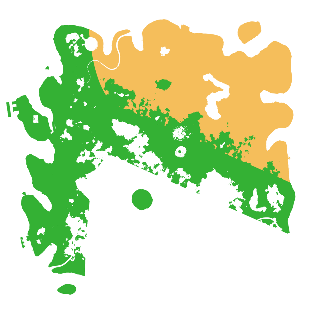 Biome Rust Map: Procedural Map, Size: 4300, Seed: 123416