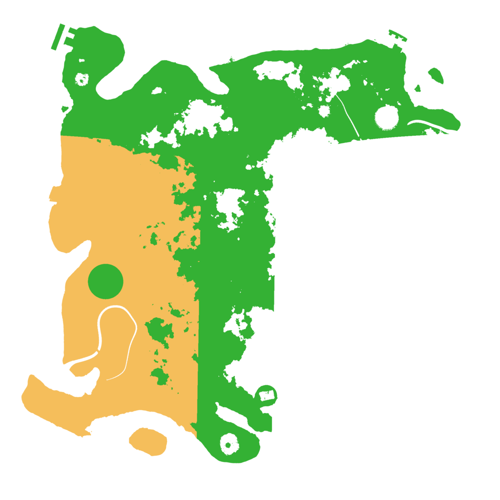 Biome Rust Map: Procedural Map, Size: 3750, Seed: 12533