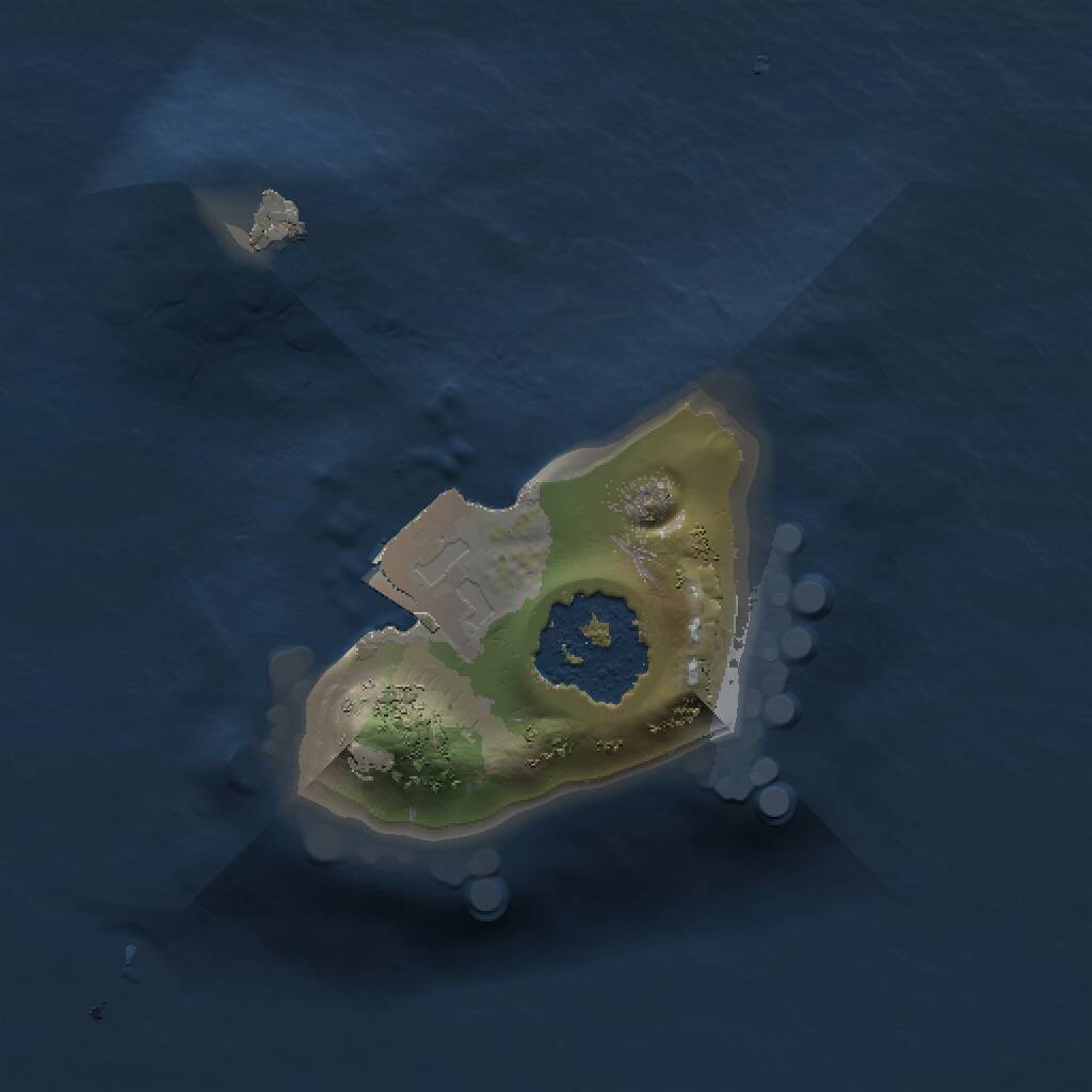 Rust Map: Procedural Map, Size: 1000, Seed: 22803, 1 Monuments