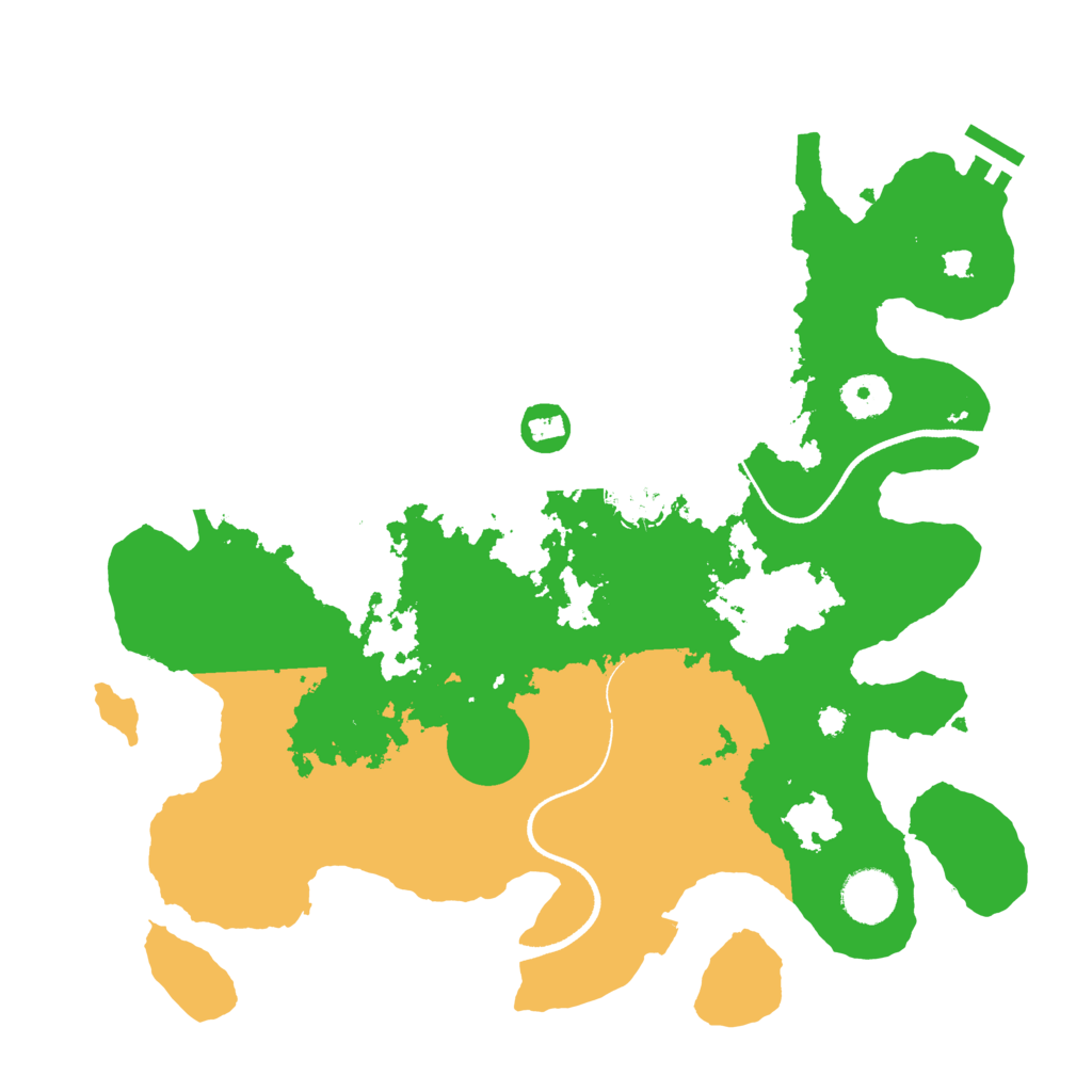 Biome Rust Map: Procedural Map, Size: 3500, Seed: 1139205299