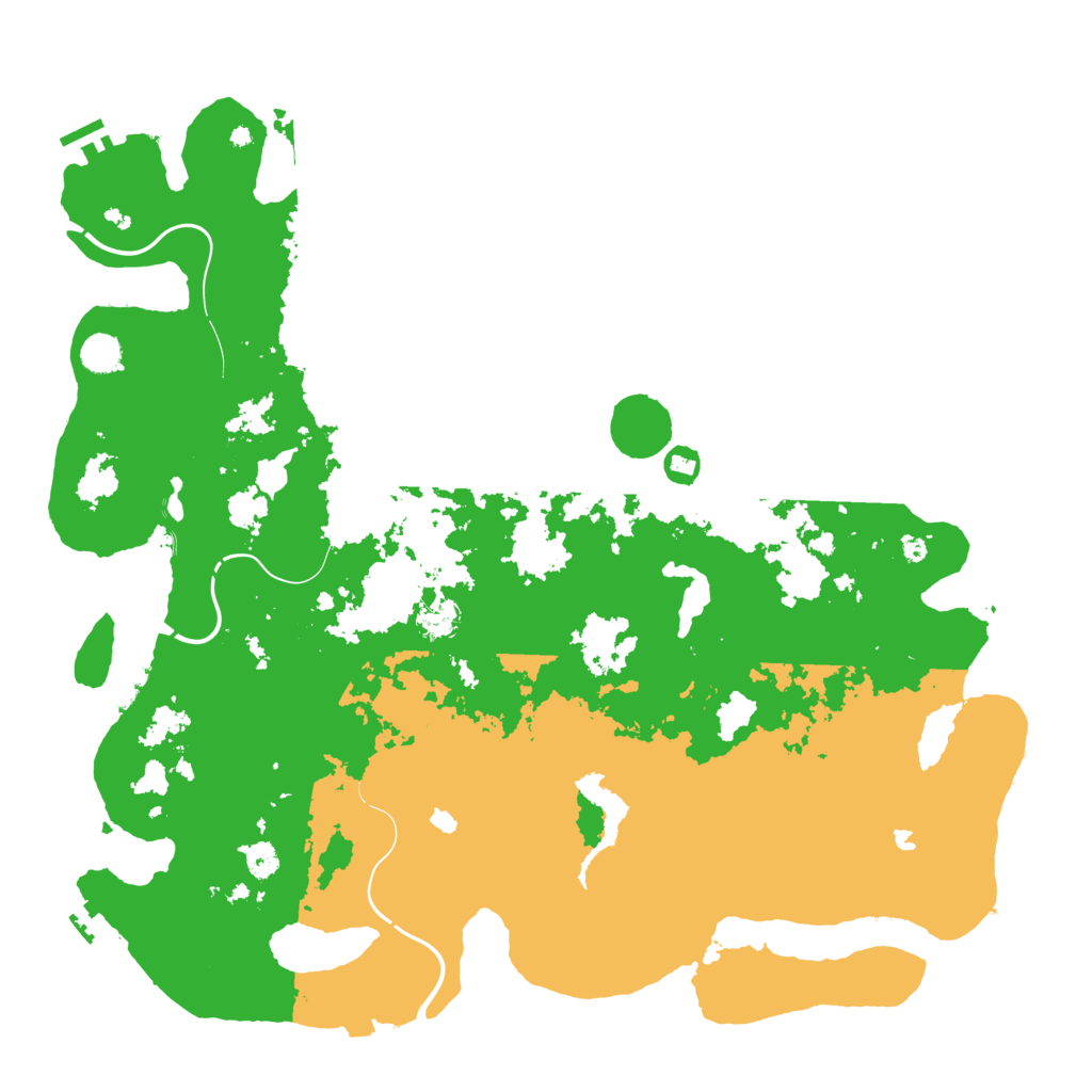 Biome Rust Map: Procedural Map, Size: 4800, Seed: 1916431611