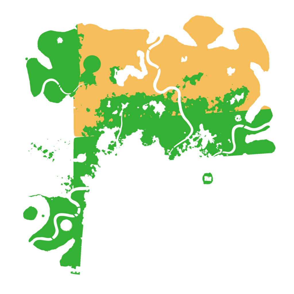 Biome Rust Map: Procedural Map, Size: 4500, Seed: 870476693