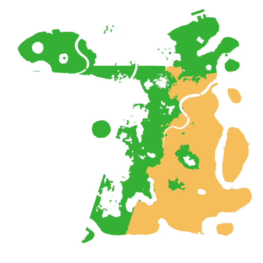 Biome Rust Map: Procedural Map, Size: 4000, Seed: 3256249