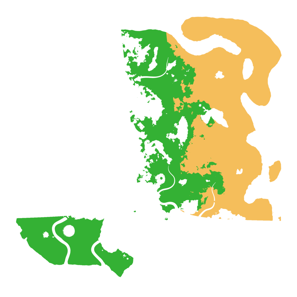 Biome Rust Map: Procedural Map, Size: 4500, Seed: 2145717203