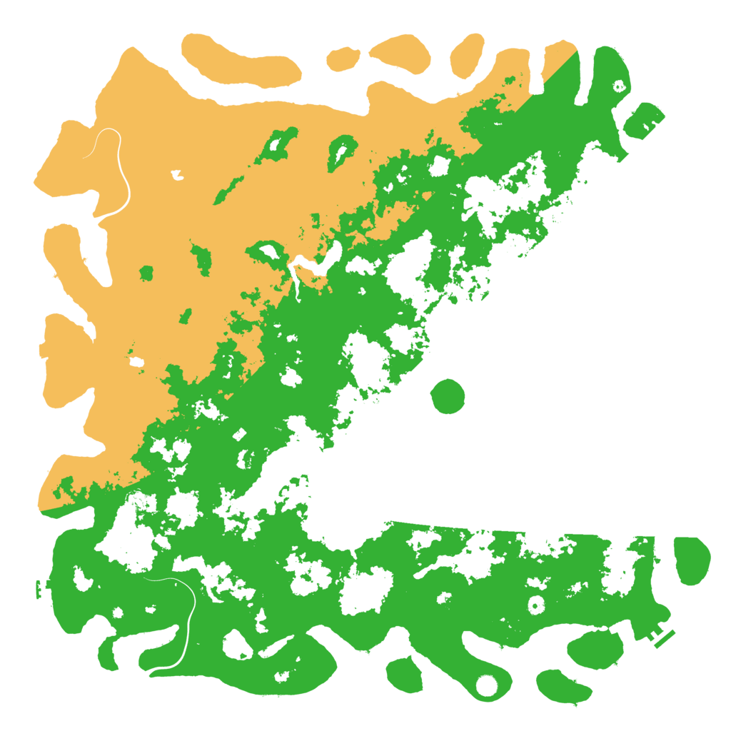 Biome Rust Map: Procedural Map, Size: 6000, Seed: 735191802