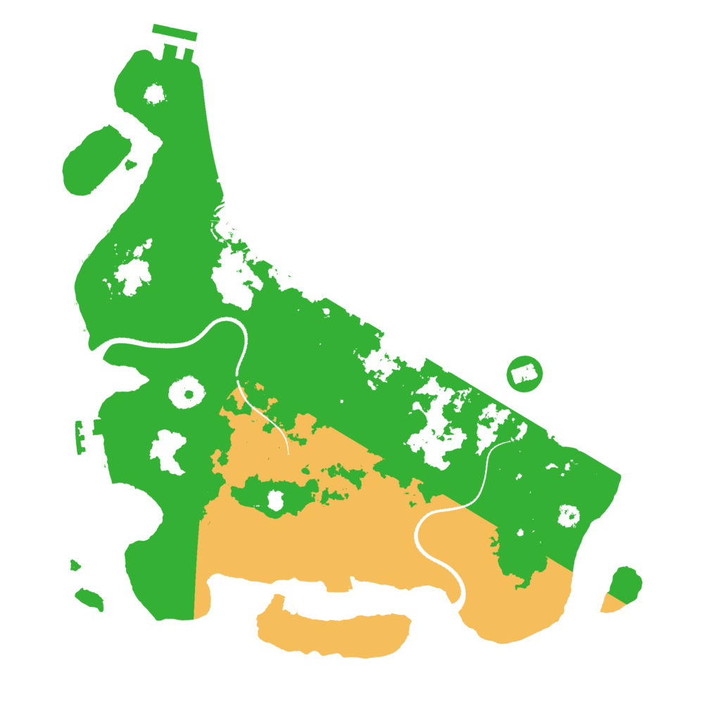 Biome Rust Map: Procedural Map, Size: 3250, Seed: 28