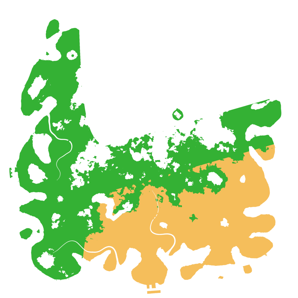 Biome Rust Map: Procedural Map, Size: 4500, Seed: 1980366665