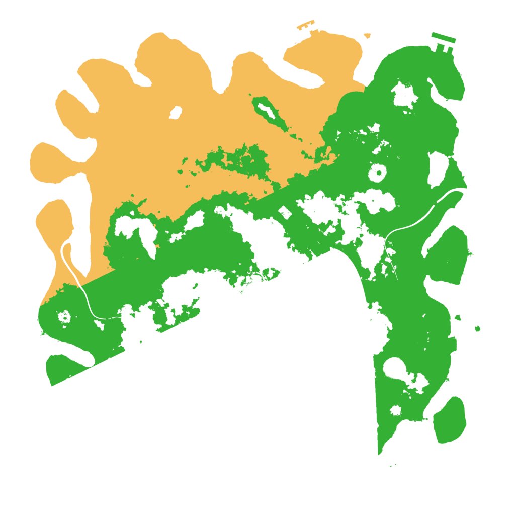 Biome Rust Map: Procedural Map, Size: 4250, Seed: 15597