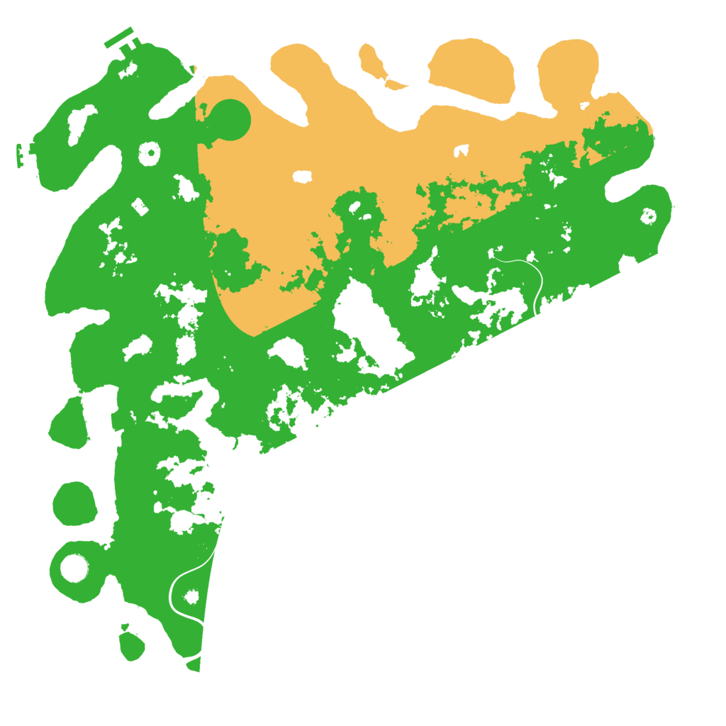 Biome Rust Map: Procedural Map, Size: 4600, Seed: 3586011