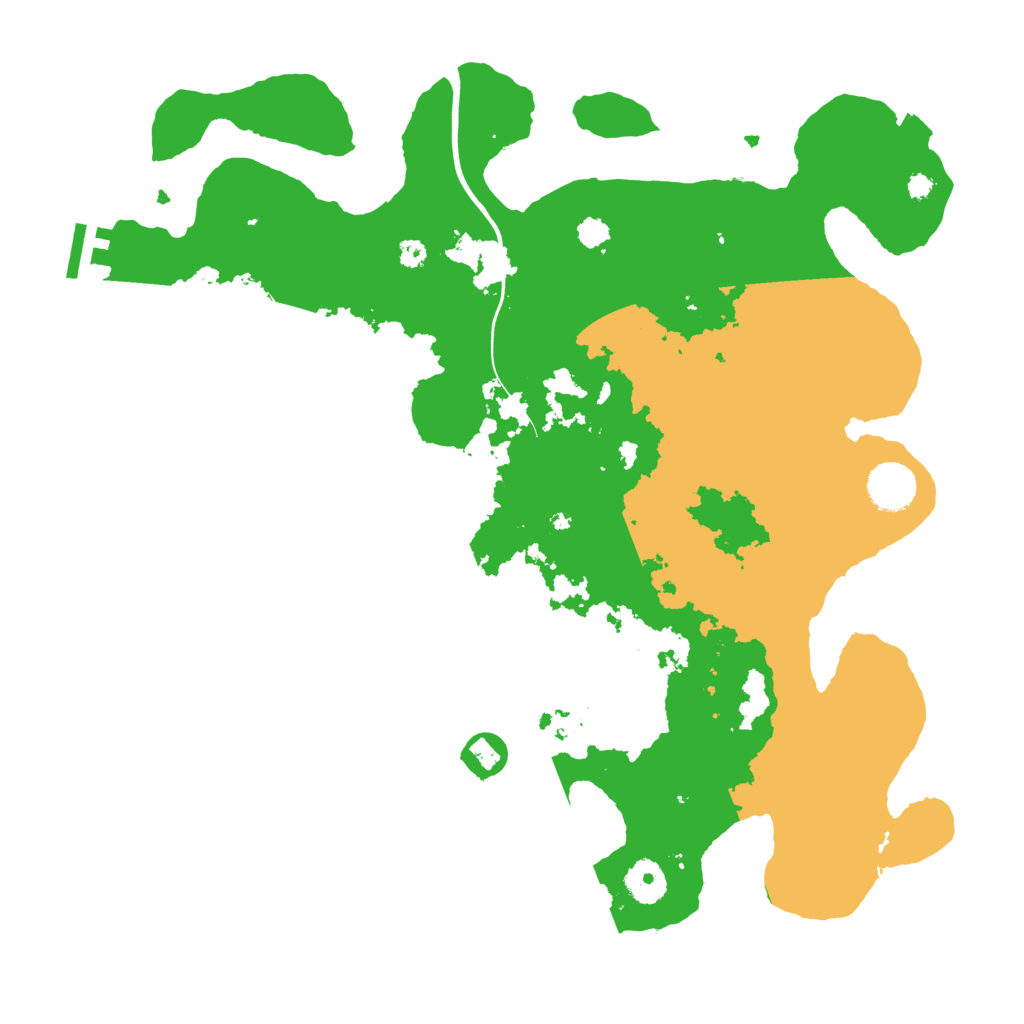 Biome Rust Map: Procedural Map, Size: 3700, Seed: 783636189
