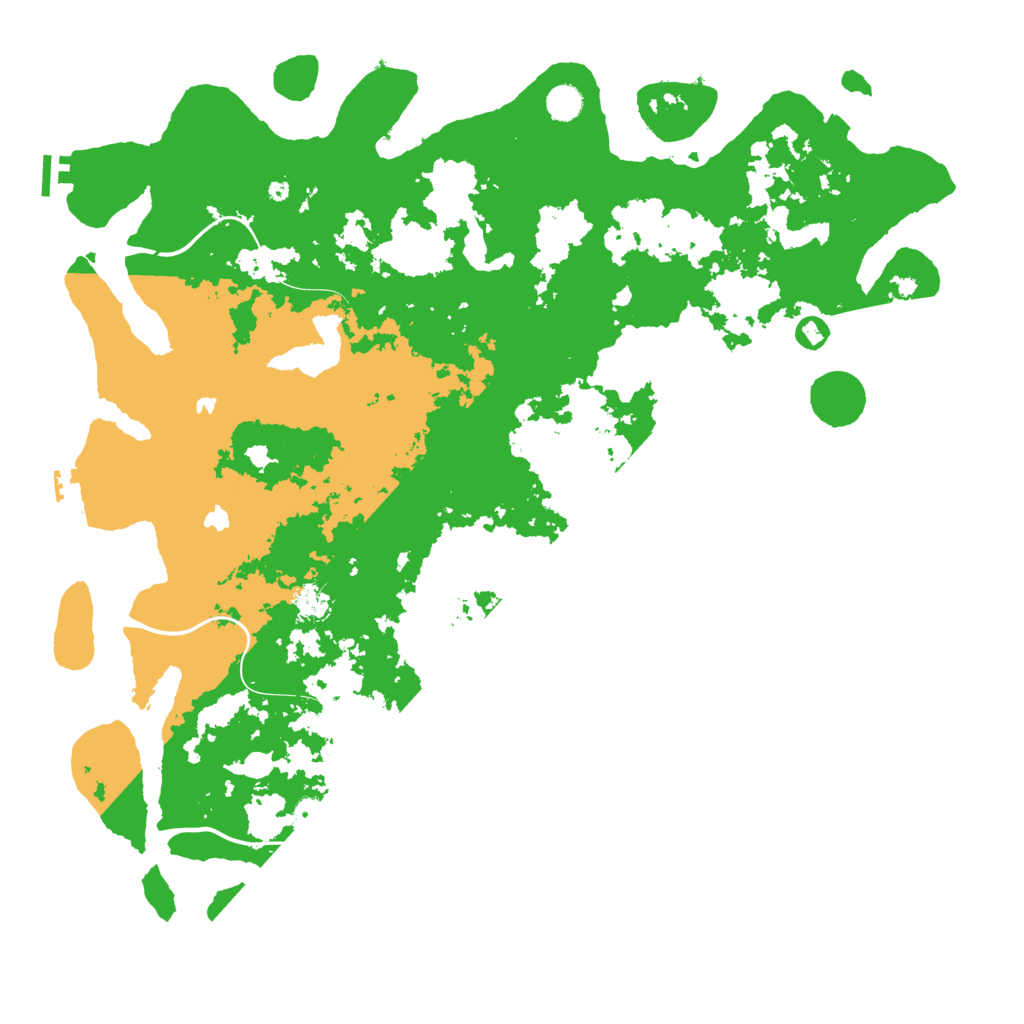 Biome Rust Map: Procedural Map, Size: 5000, Seed: 157082