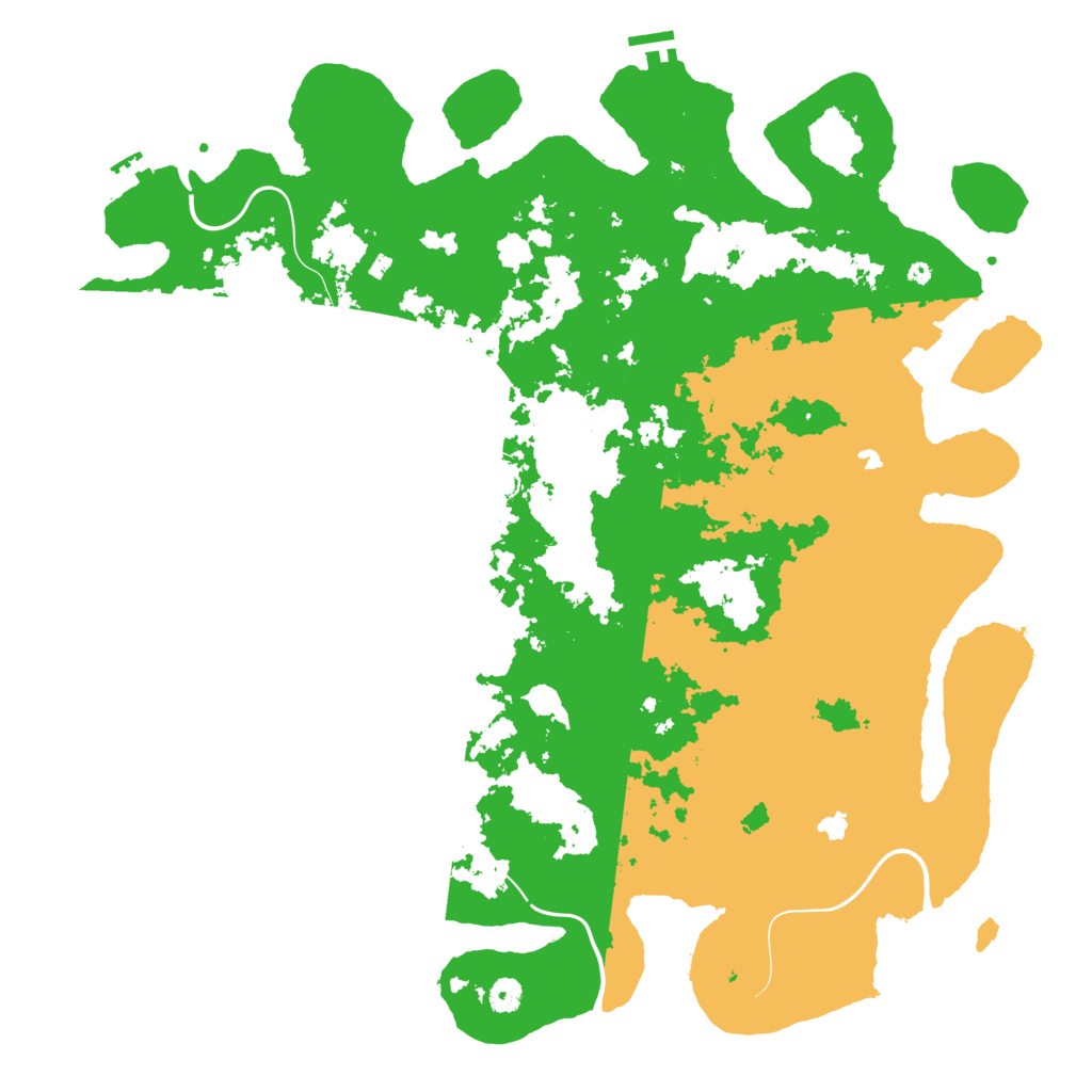 Biome Rust Map: Procedural Map, Size: 4800, Seed: 400940949