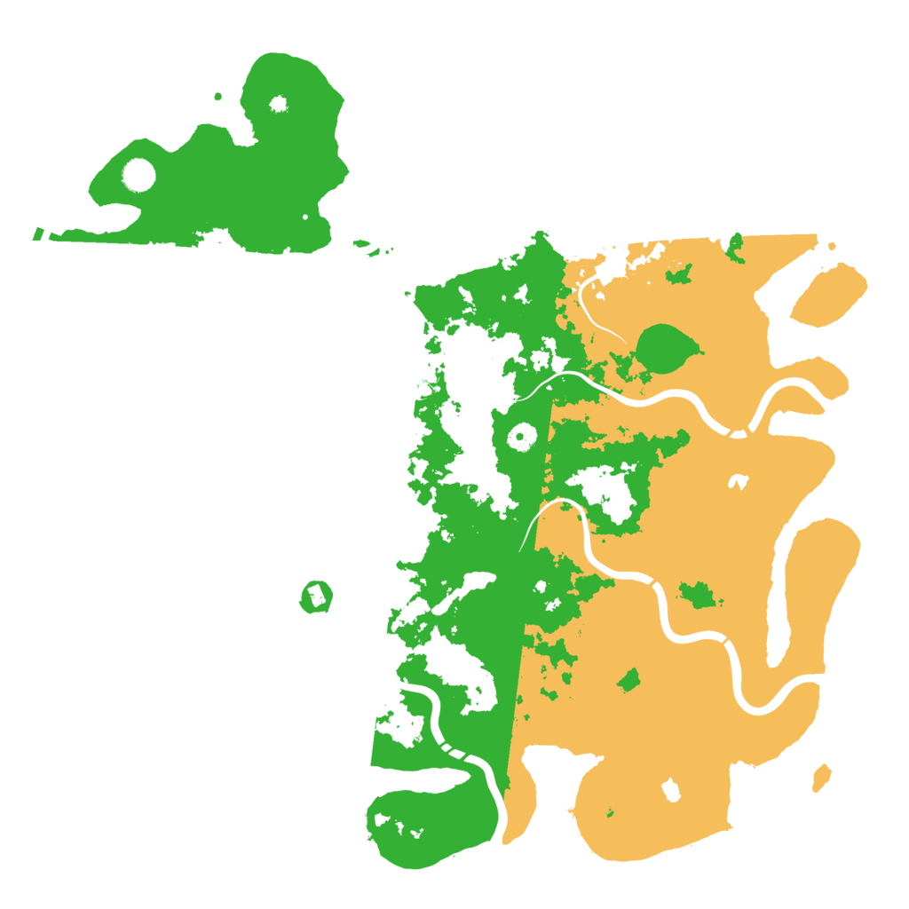 Biome Rust Map: Procedural Map, Size: 4800, Seed: 400940949