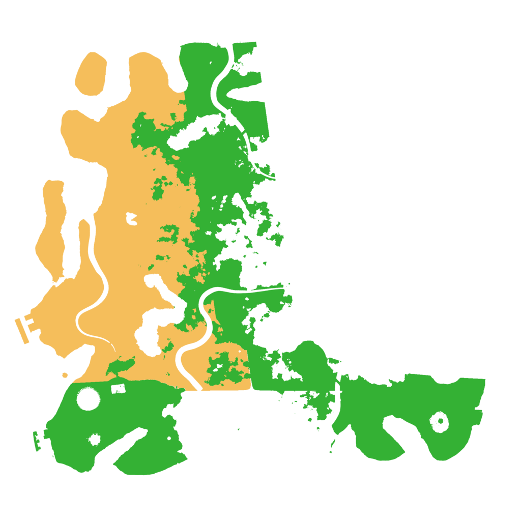 Biome Rust Map: Procedural Map, Size: 4000, Seed: 99188671