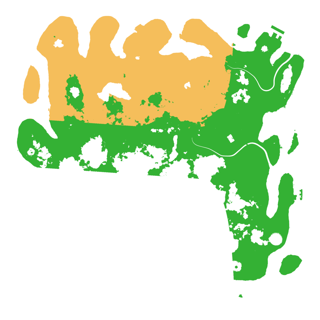 Biome Rust Map: Procedural Map, Size: 4500, Seed: 2079143644