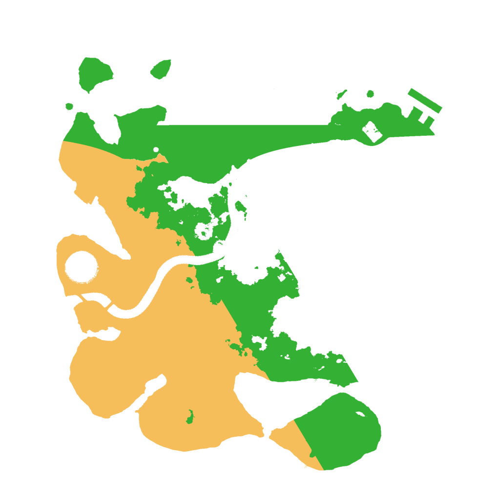 Biome Rust Map: Procedural Map, Size: 2750, Seed: 155631422