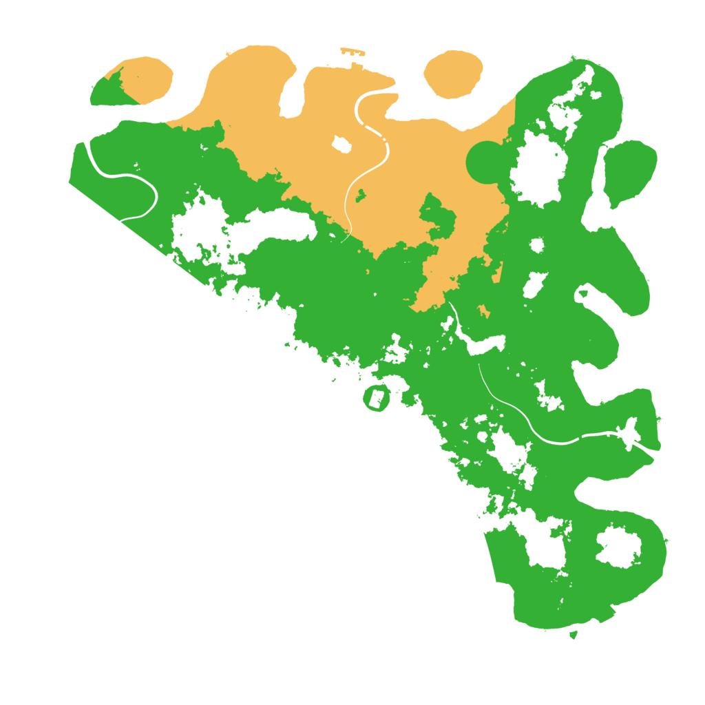 Biome Rust Map: Procedural Map, Size: 4300, Seed: 45149214