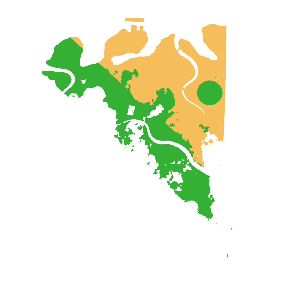 Biome Rust Map: Procedural Map, Size: 3300, Seed: 1185334574