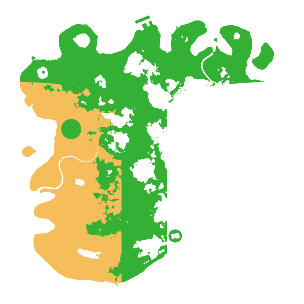 Biome Rust Map: Procedural Map, Size: 4000, Seed: 752918056