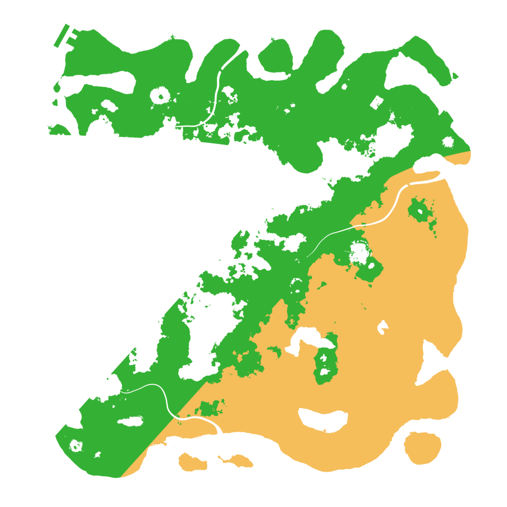 Biome Rust Map: Procedural Map, Size: 4097, Seed: 10856
