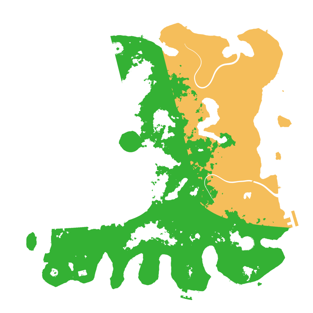 Biome Rust Map: Procedural Map, Size: 4000, Seed: 456438901