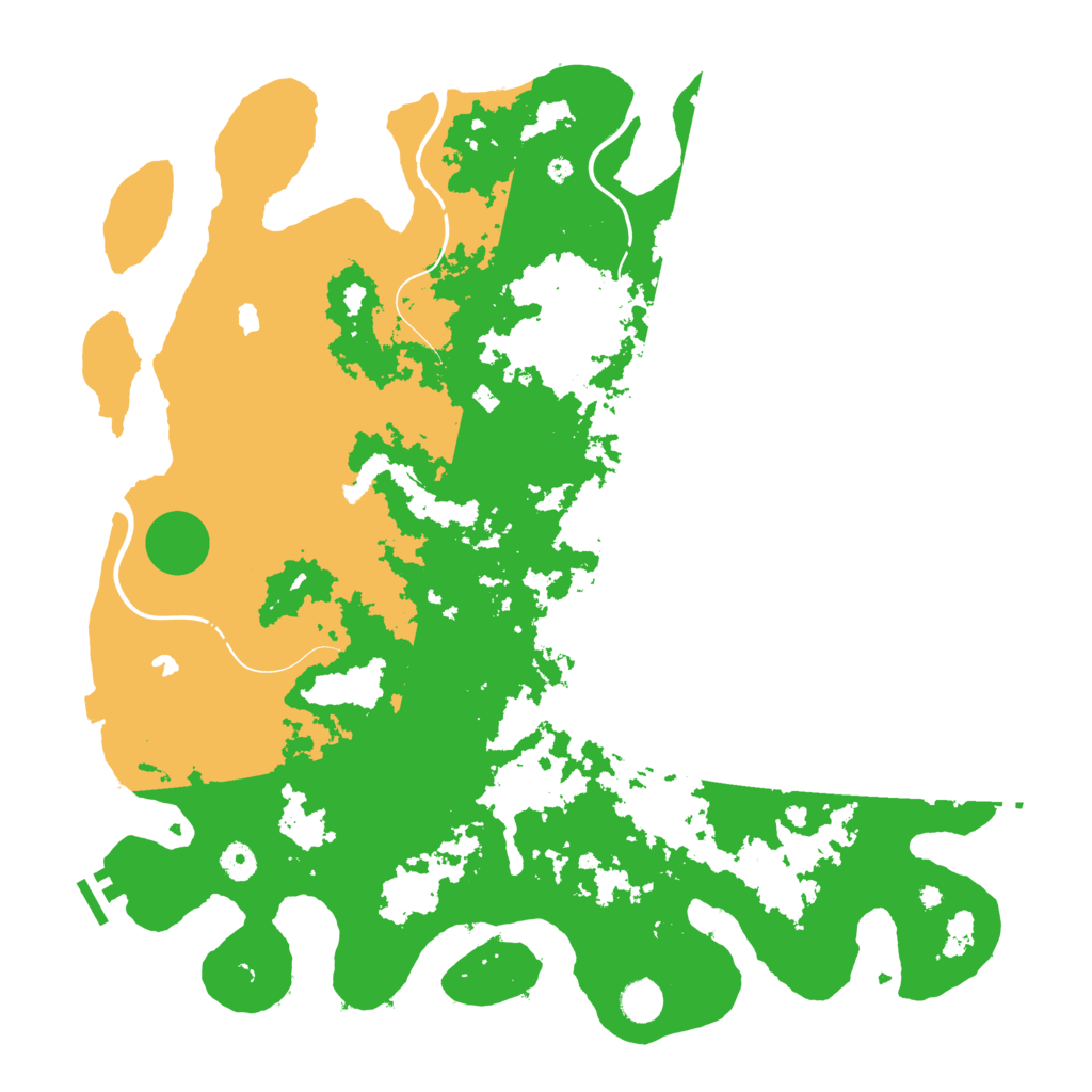 Biome Rust Map: Procedural Map, Size: 4500, Seed: 597083855