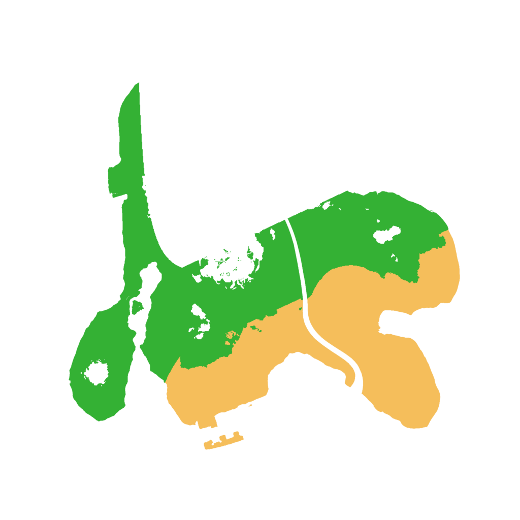 Biome Rust Map: Procedural Map, Size: 2000, Seed: 526715986