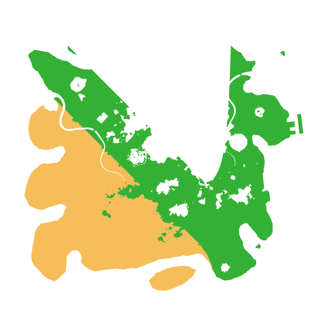 Biome Rust Map: Procedural Map, Size: 3250, Seed: 58565965