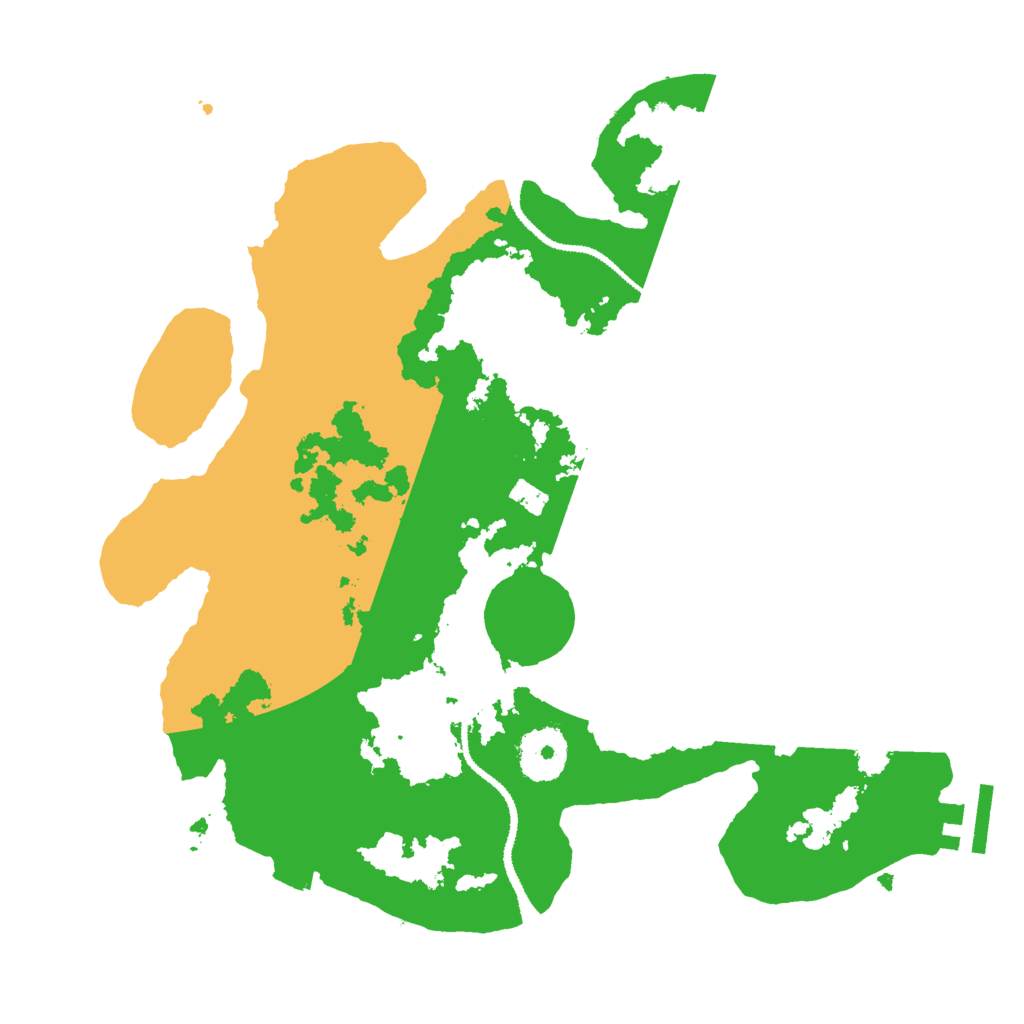 Biome Rust Map: Procedural Map, Size: 3000, Seed: 1124889107