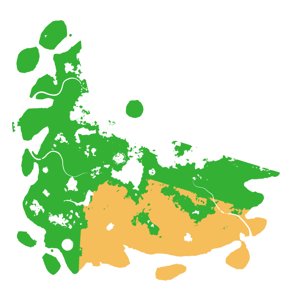 Biome Rust Map: Procedural Map, Size: 4500, Seed: 852686677