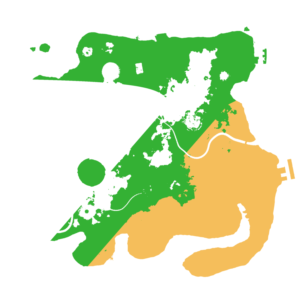 Biome Rust Map: Procedural Map, Size: 3000, Seed: 192682367