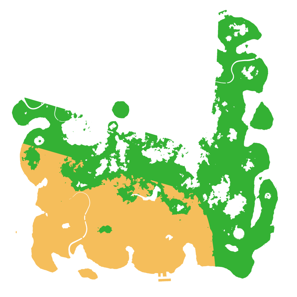 Biome Rust Map: Procedural Map, Size: 4800, Seed: 1763176204