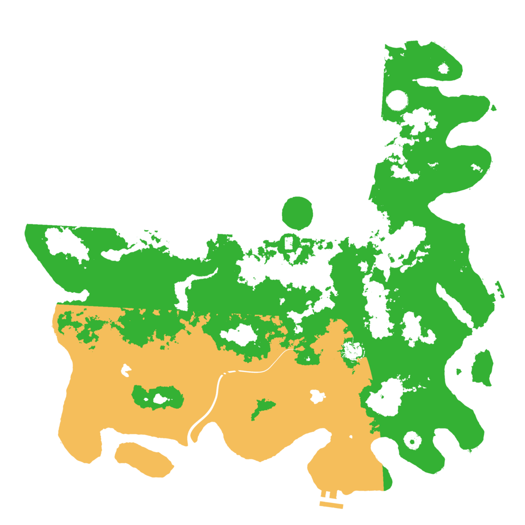 Biome Rust Map: Procedural Map, Size: 4500, Seed: 945233053