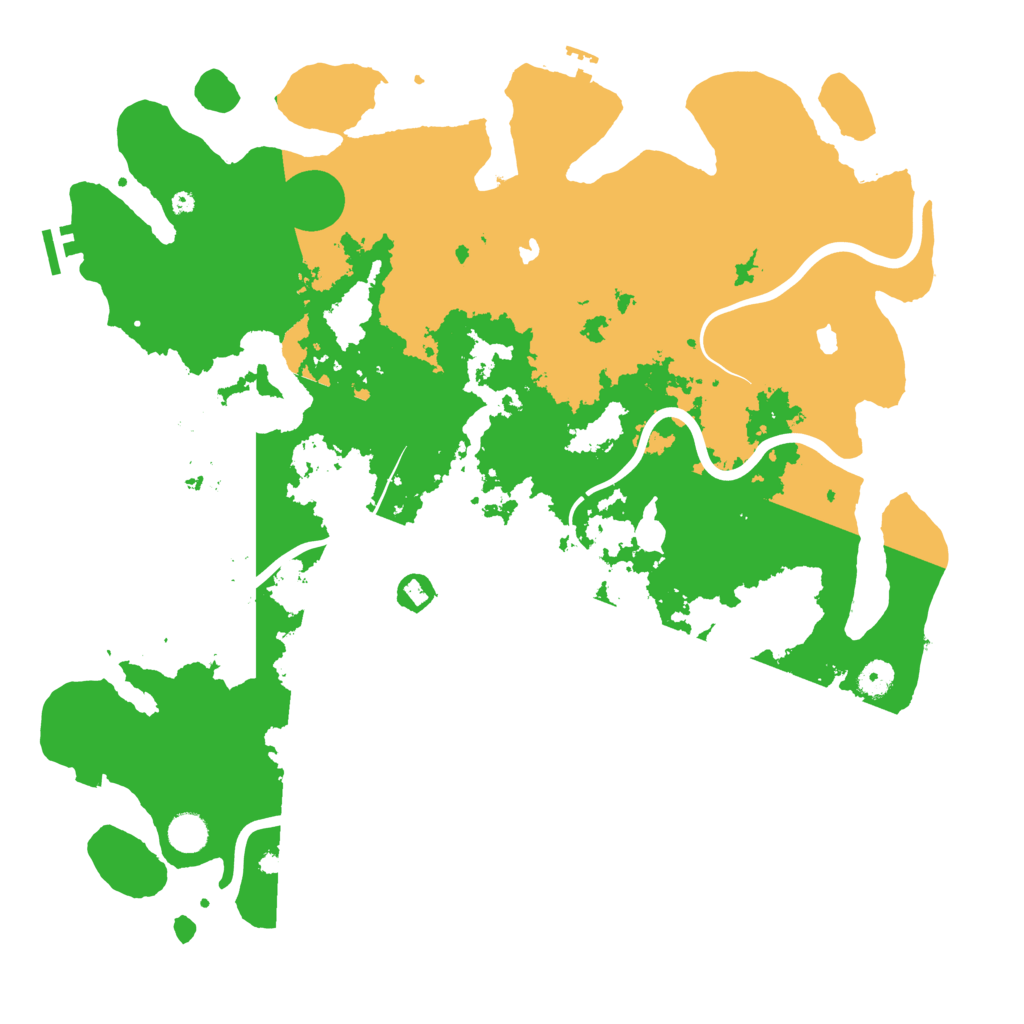 Biome Rust Map: Procedural Map, Size: 4520, Seed: 50000000